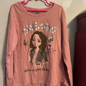 2 Cute Pink Dreams Long Sleeve Tee